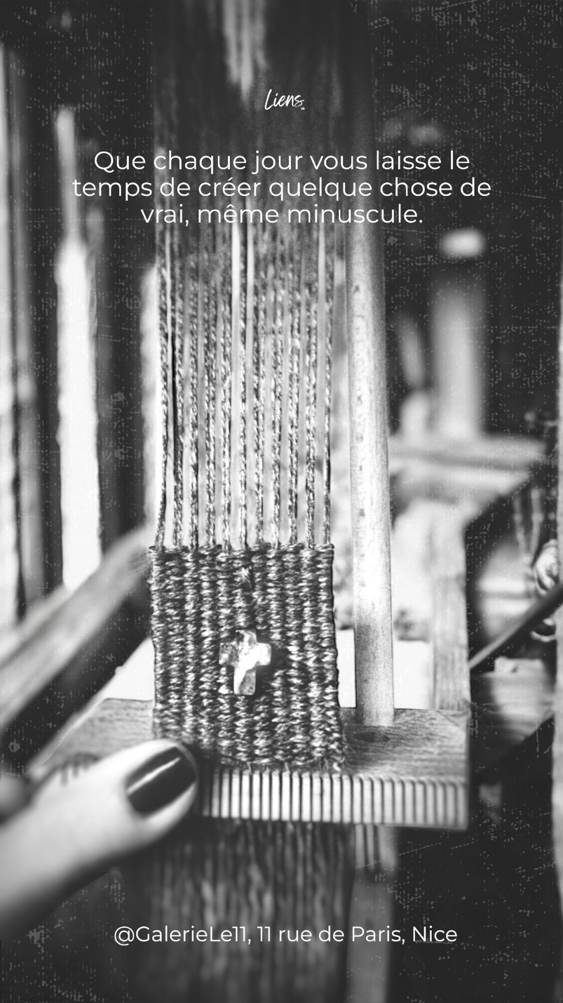 Bracelet mohair gros plan