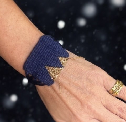 Bracelet cachemire Liens VB