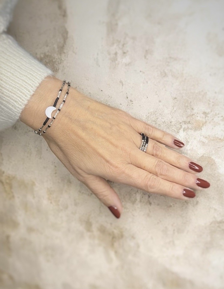 Bracelets perles Miyuki béton Liens VB